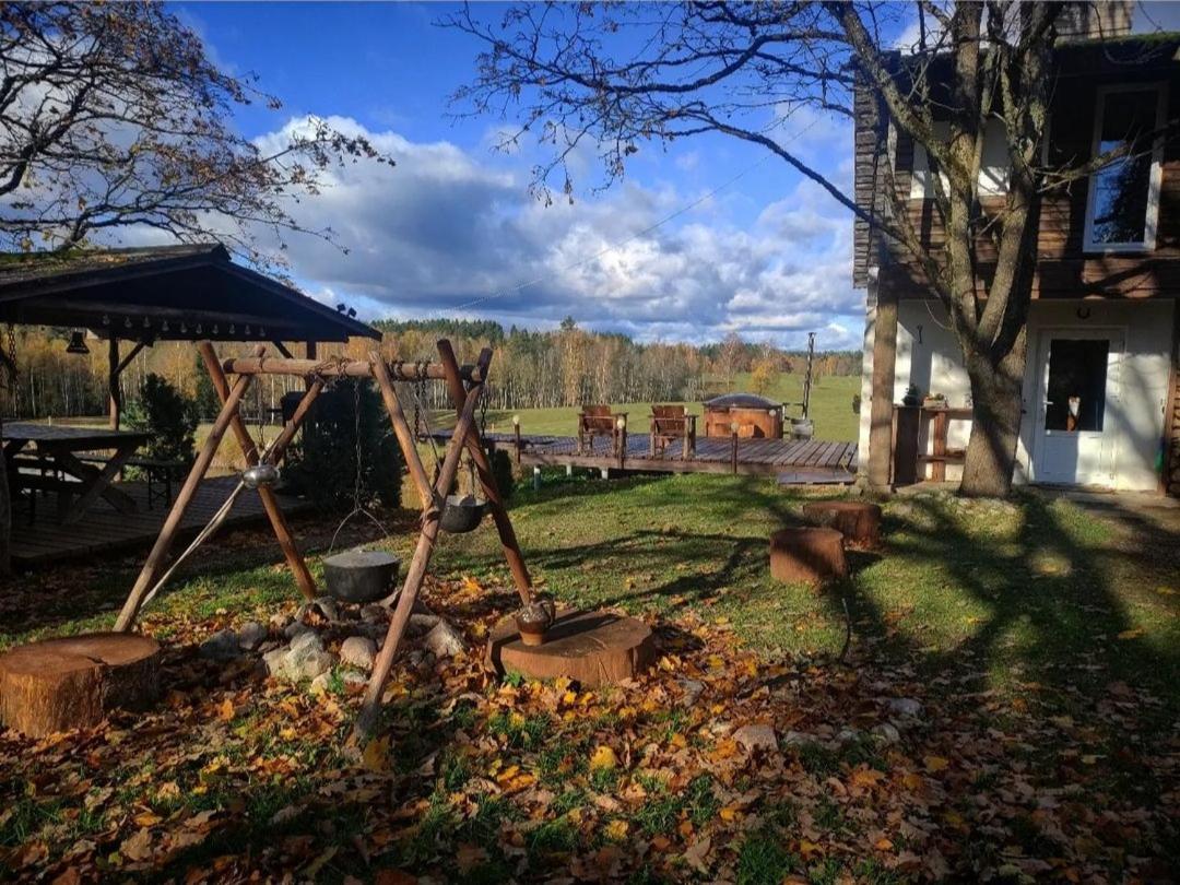 Guesthouse, Sauna & Jacuzzi In Gauja Valley - Kakukalns Straupe Bagian luar foto