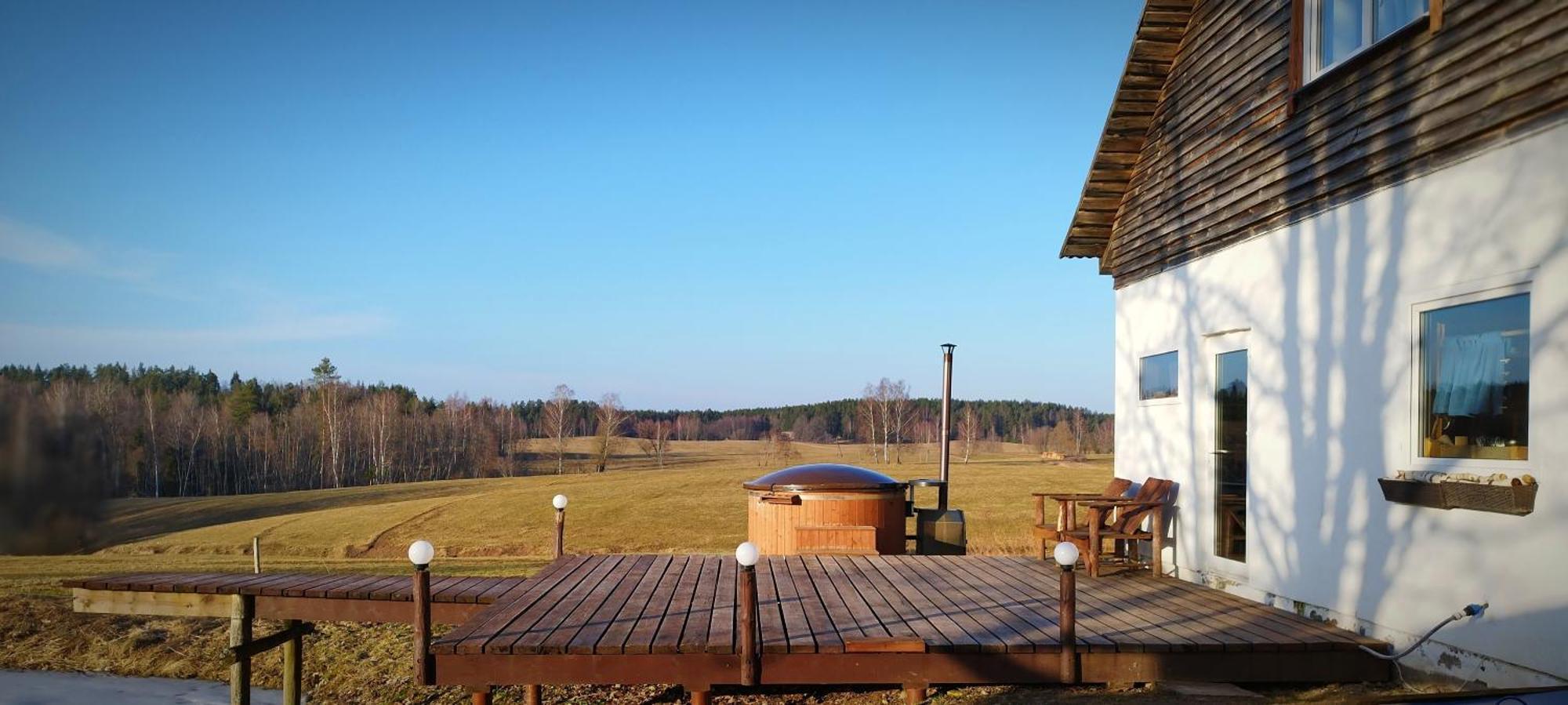 Guesthouse, Sauna & Jacuzzi In Gauja Valley - Kakukalns Straupe Bagian luar foto