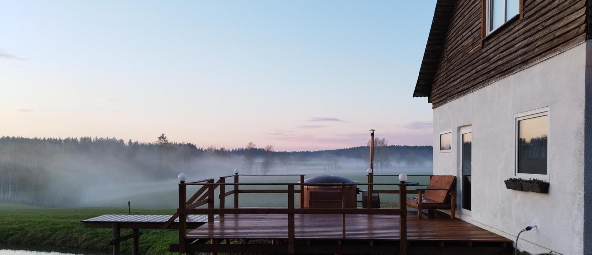 Guesthouse, Sauna & Jacuzzi In Gauja Valley - Kakukalns Straupe Bagian luar foto