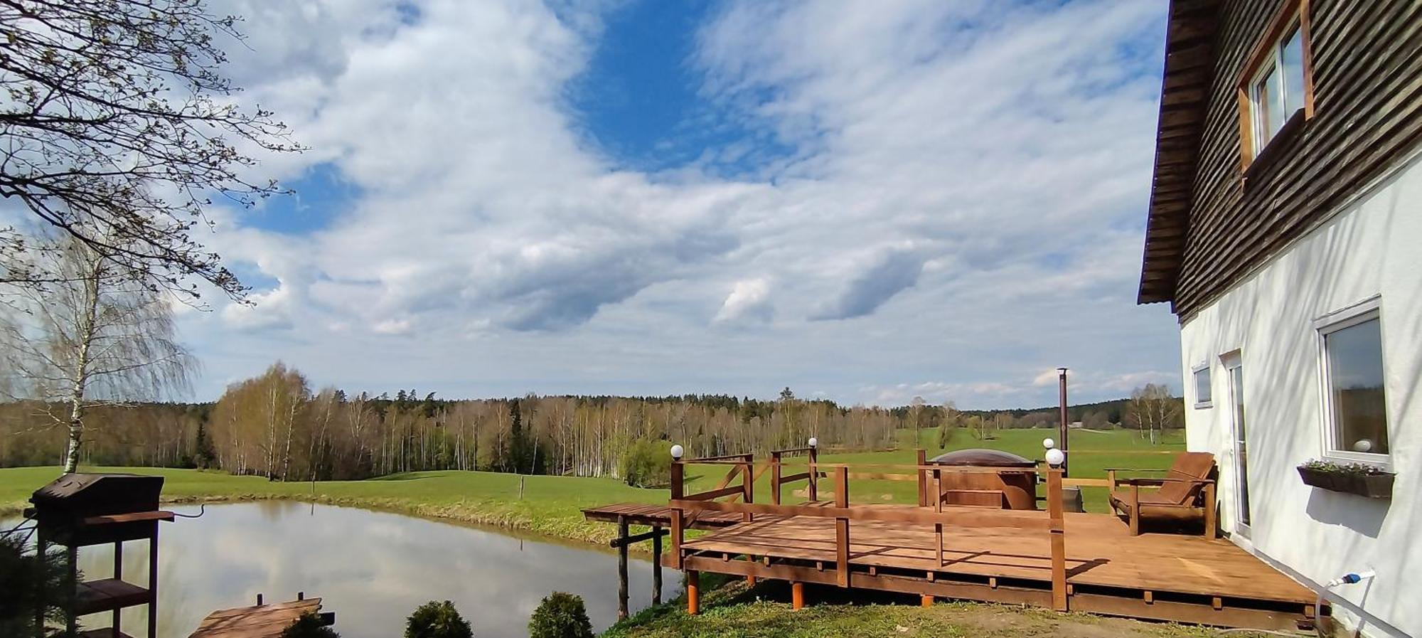 Guesthouse, Sauna & Jacuzzi In Gauja Valley - Kakukalns Straupe Bagian luar foto