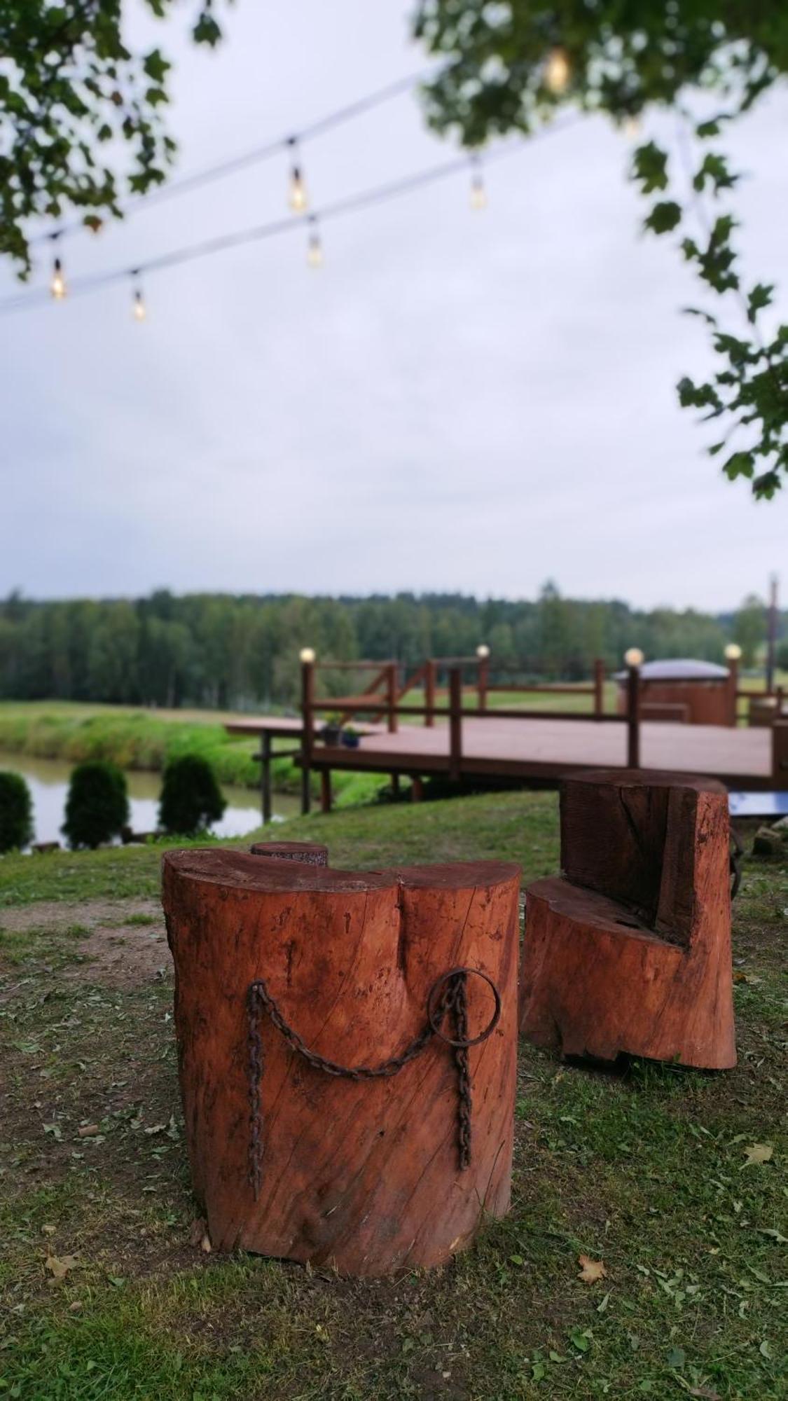 Guesthouse, Sauna & Jacuzzi In Gauja Valley - Kakukalns Straupe Bagian luar foto
