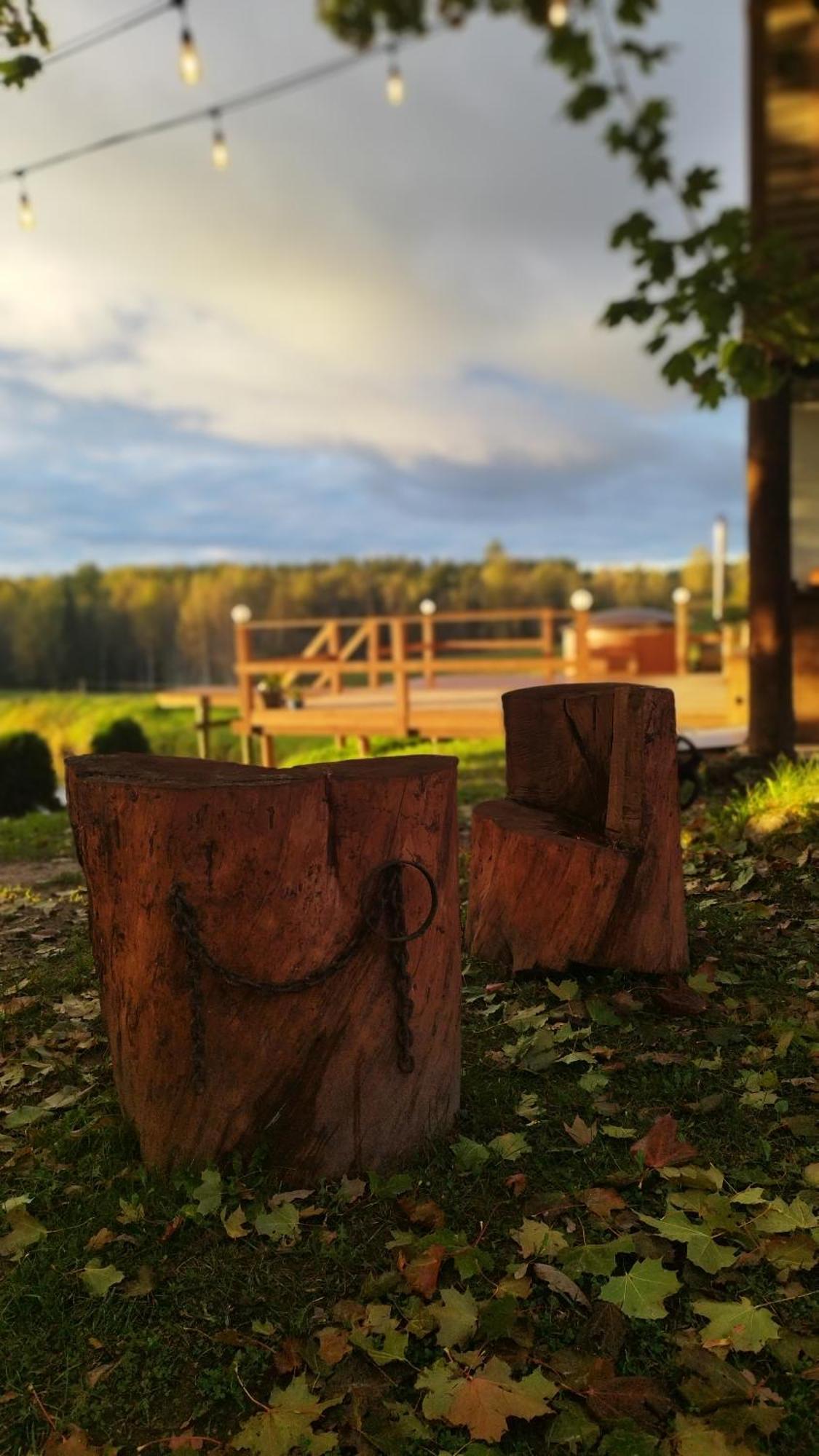 Guesthouse, Sauna & Jacuzzi In Gauja Valley - Kakukalns Straupe Bagian luar foto