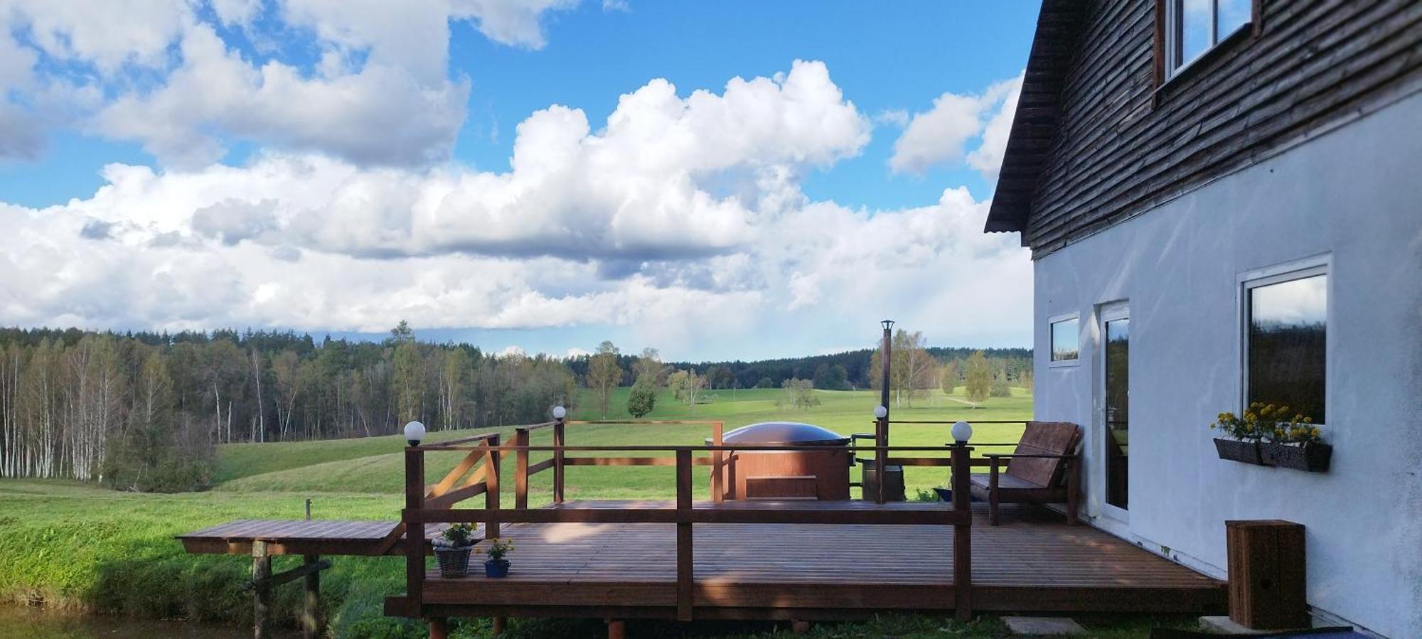 Guesthouse, Sauna & Jacuzzi In Gauja Valley - Kakukalns Straupe Bagian luar foto